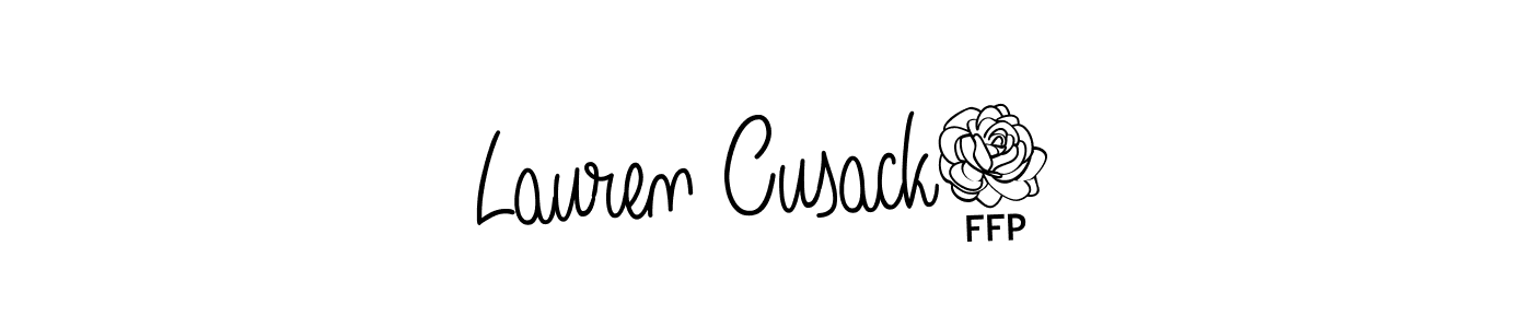 Create a beautiful signature design for name Lauren Cusack3. With this signature (Angelique-Rose-font-FFP) fonts, you can make a handwritten signature for free. Lauren Cusack3 signature style 5 images and pictures png