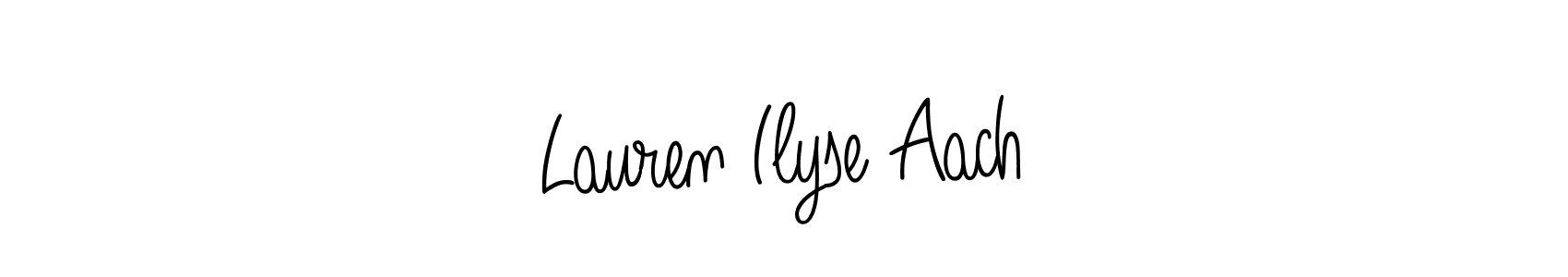 You can use this online signature creator to create a handwritten signature for the name Lauren Ilyse Aach. This is the best online autograph maker. Lauren Ilyse Aach signature style 5 images and pictures png