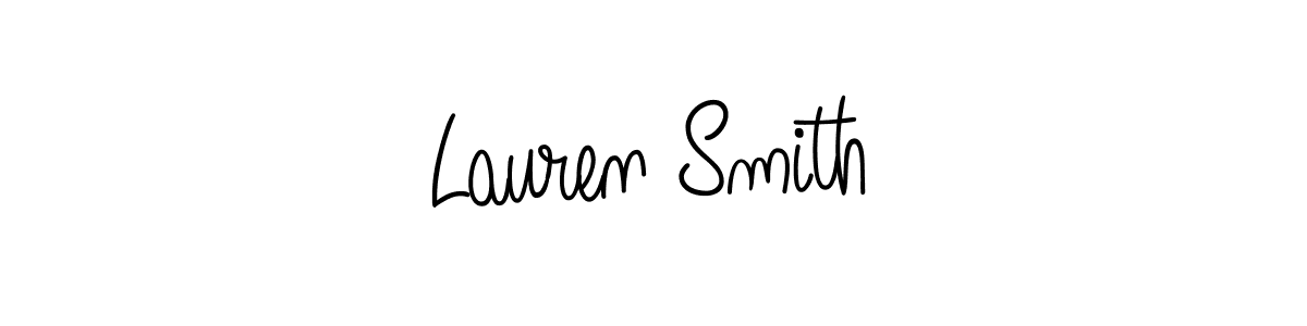 Create a beautiful signature design for name Lauren Smith. With this signature (Angelique-Rose-font-FFP) fonts, you can make a handwritten signature for free. Lauren Smith signature style 5 images and pictures png