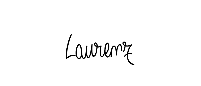Make a beautiful signature design for name Laurenz. With this signature (Angelique-Rose-font-FFP) style, you can create a handwritten signature for free. Laurenz signature style 5 images and pictures png