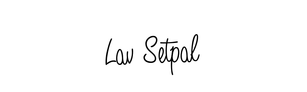 Once you've used our free online signature maker to create your best signature Angelique-Rose-font-FFP style, it's time to enjoy all of the benefits that Lav Setpal name signing documents. Lav Setpal signature style 5 images and pictures png