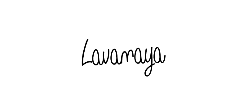 How to make Lavanaya signature? Angelique-Rose-font-FFP is a professional autograph style. Create handwritten signature for Lavanaya name. Lavanaya signature style 5 images and pictures png