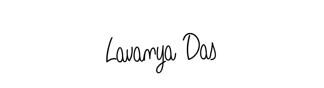 Design your own signature with our free online signature maker. With this signature software, you can create a handwritten (Angelique-Rose-font-FFP) signature for name Lavanya Das. Lavanya Das signature style 5 images and pictures png