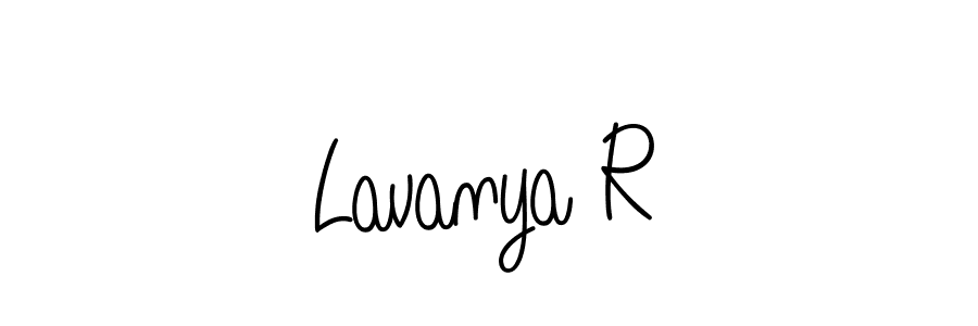 Once you've used our free online signature maker to create your best signature Angelique-Rose-font-FFP style, it's time to enjoy all of the benefits that Lavanya R name signing documents. Lavanya R signature style 5 images and pictures png