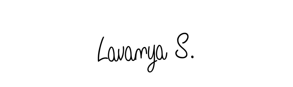 Make a beautiful signature design for name Lavanya S.. Use this online signature maker to create a handwritten signature for free. Lavanya S. signature style 5 images and pictures png