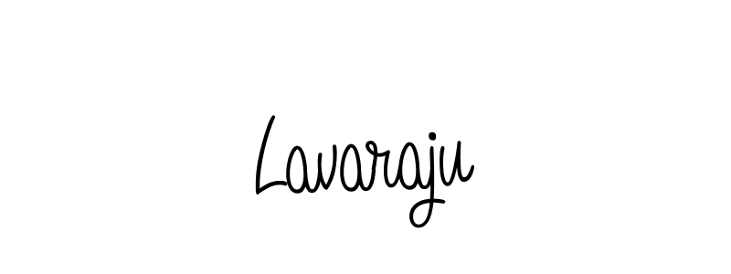 Use a signature maker to create a handwritten signature online. With this signature software, you can design (Angelique-Rose-font-FFP) your own signature for name Lavaraju. Lavaraju signature style 5 images and pictures png