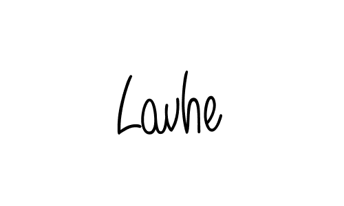 Design your own signature with our free online signature maker. With this signature software, you can create a handwritten (Angelique-Rose-font-FFP) signature for name Lavhe. Lavhe signature style 5 images and pictures png