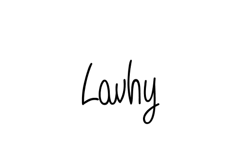 Once you've used our free online signature maker to create your best signature Angelique-Rose-font-FFP style, it's time to enjoy all of the benefits that Lavhy name signing documents. Lavhy signature style 5 images and pictures png