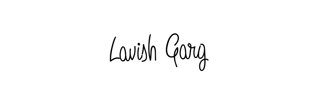 How to make Lavish Garg signature? Angelique-Rose-font-FFP is a professional autograph style. Create handwritten signature for Lavish Garg name. Lavish Garg signature style 5 images and pictures png