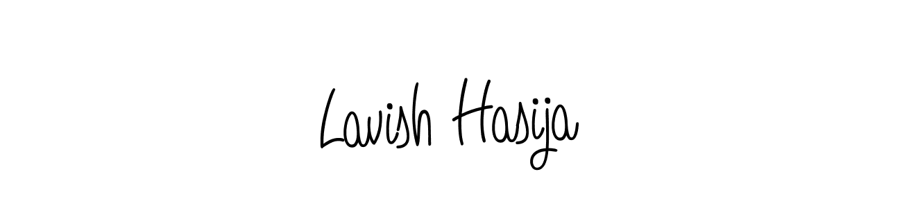 Also we have Lavish Hasija name is the best signature style. Create professional handwritten signature collection using Angelique-Rose-font-FFP autograph style. Lavish Hasija signature style 5 images and pictures png