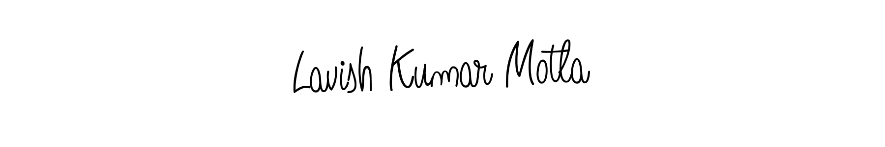 Make a short Lavish Kumar Motla signature style. Manage your documents anywhere anytime using Angelique-Rose-font-FFP. Create and add eSignatures, submit forms, share and send files easily. Lavish Kumar Motla signature style 5 images and pictures png