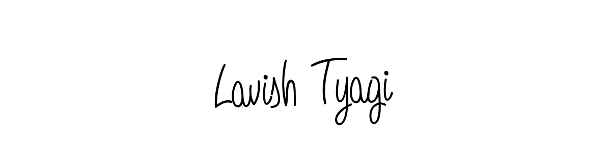 Once you've used our free online signature maker to create your best signature Angelique-Rose-font-FFP style, it's time to enjoy all of the benefits that Lavish Tyagi name signing documents. Lavish Tyagi signature style 5 images and pictures png