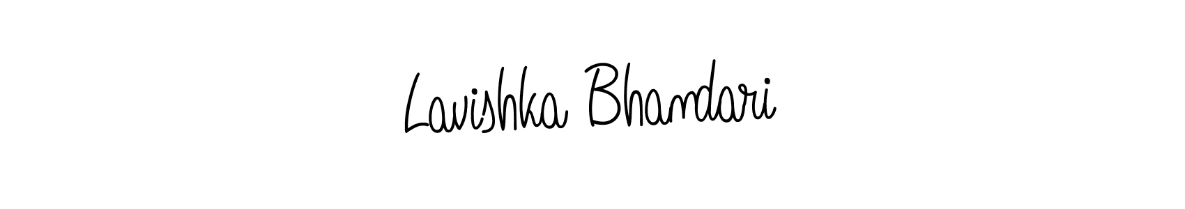 Also we have Lavishka Bhandari name is the best signature style. Create professional handwritten signature collection using Angelique-Rose-font-FFP autograph style. Lavishka Bhandari signature style 5 images and pictures png