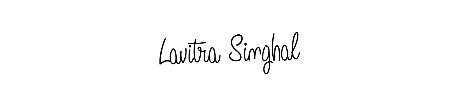 Use a signature maker to create a handwritten signature online. With this signature software, you can design (Angelique-Rose-font-FFP) your own signature for name Lavitra Singhal. Lavitra Singhal signature style 5 images and pictures png