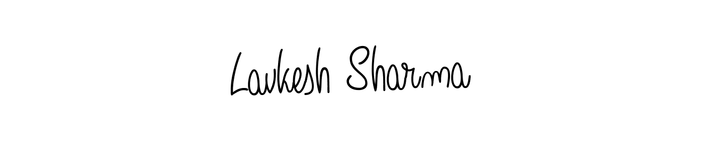 Make a short Lavkesh Sharma signature style. Manage your documents anywhere anytime using Angelique-Rose-font-FFP. Create and add eSignatures, submit forms, share and send files easily. Lavkesh Sharma signature style 5 images and pictures png