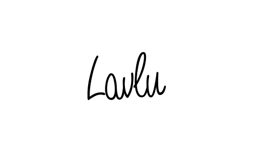 Design your own signature with our free online signature maker. With this signature software, you can create a handwritten (Angelique-Rose-font-FFP) signature for name Lavlu. Lavlu signature style 5 images and pictures png
