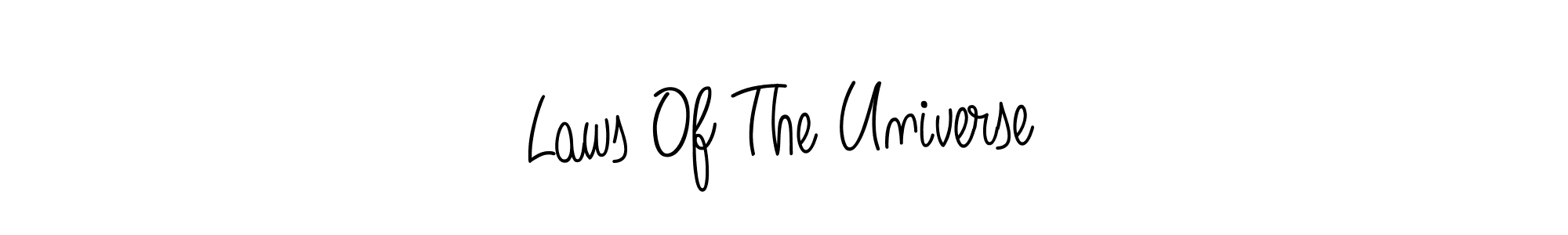 You should practise on your own different ways (Angelique-Rose-font-FFP) to write your name (Laws Of The Universe) in signature. don't let someone else do it for you. Laws Of The Universe signature style 5 images and pictures png