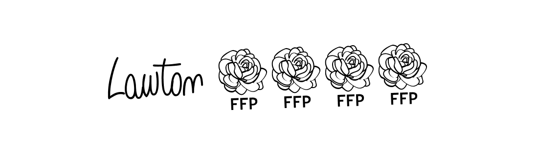 Best and Professional Signature Style for Lawton 2024. Angelique-Rose-font-FFP Best Signature Style Collection. Lawton 2024 signature style 5 images and pictures png