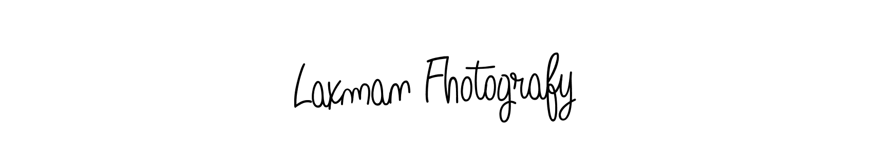 Laxman Fhotografy stylish signature style. Best Handwritten Sign (Angelique-Rose-font-FFP) for my name. Handwritten Signature Collection Ideas for my name Laxman Fhotografy. Laxman Fhotografy signature style 5 images and pictures png