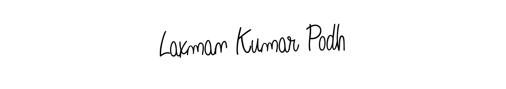 How to make Laxman Kumar Podh signature? Angelique-Rose-font-FFP is a professional autograph style. Create handwritten signature for Laxman Kumar Podh name. Laxman Kumar Podh signature style 5 images and pictures png