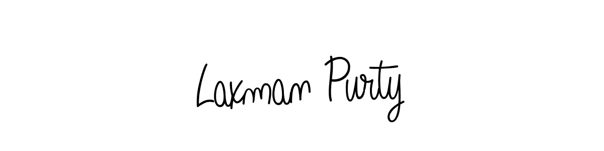 Make a short Laxman Purty signature style. Manage your documents anywhere anytime using Angelique-Rose-font-FFP. Create and add eSignatures, submit forms, share and send files easily. Laxman Purty signature style 5 images and pictures png