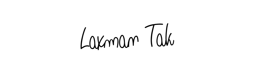 Check out images of Autograph of Laxman Tak name. Actor Laxman Tak Signature Style. Angelique-Rose-font-FFP is a professional sign style online. Laxman Tak signature style 5 images and pictures png