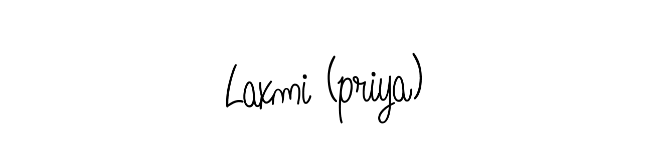 Make a beautiful signature design for name Laxmi (priya). Use this online signature maker to create a handwritten signature for free. Laxmi (priya) signature style 5 images and pictures png