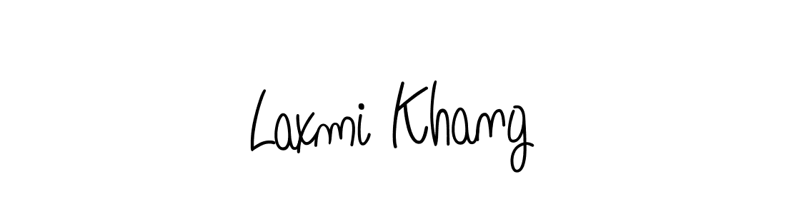 Use a signature maker to create a handwritten signature online. With this signature software, you can design (Angelique-Rose-font-FFP) your own signature for name Laxmi Khang. Laxmi Khang signature style 5 images and pictures png
