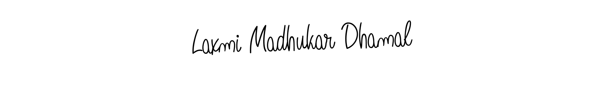 It looks lik you need a new signature style for name Laxmi Madhukar Dhamal. Design unique handwritten (Angelique-Rose-font-FFP) signature with our free signature maker in just a few clicks. Laxmi Madhukar Dhamal signature style 5 images and pictures png