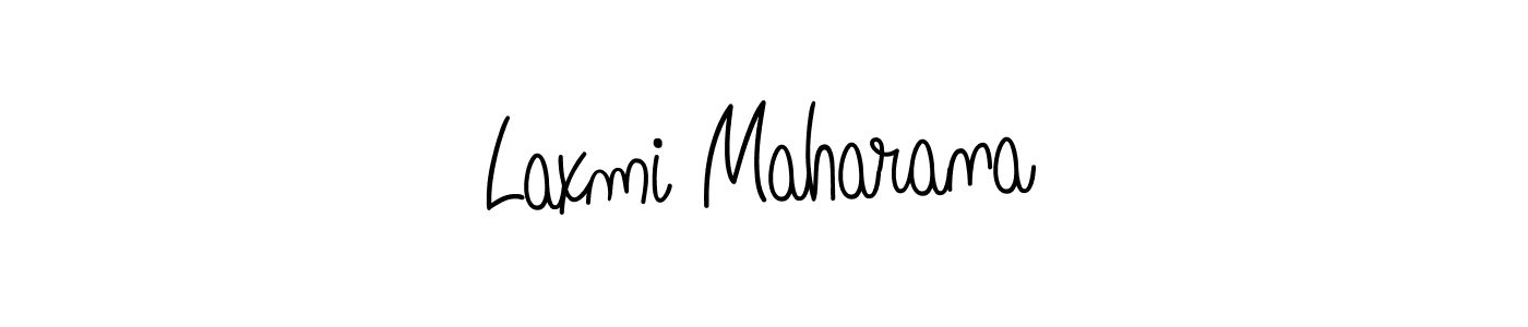 Create a beautiful signature design for name Laxmi Maharana. With this signature (Angelique-Rose-font-FFP) fonts, you can make a handwritten signature for free. Laxmi Maharana signature style 5 images and pictures png