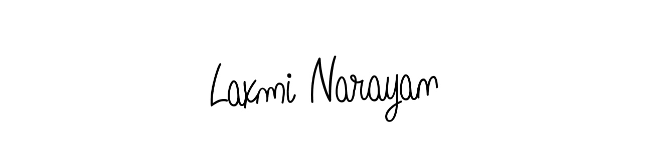 How to Draw Laxmi Narayan signature style? Angelique-Rose-font-FFP is a latest design signature styles for name Laxmi Narayan. Laxmi Narayan signature style 5 images and pictures png