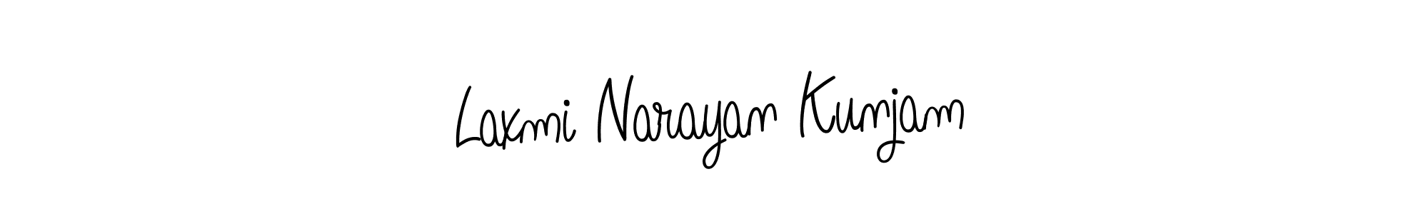 Design your own signature with our free online signature maker. With this signature software, you can create a handwritten (Angelique-Rose-font-FFP) signature for name Laxmi Narayan Kunjam. Laxmi Narayan Kunjam signature style 5 images and pictures png