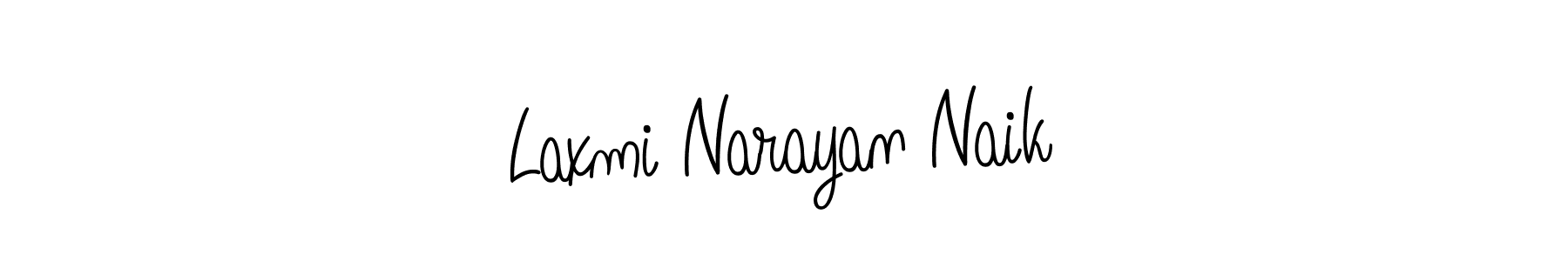 How to make Laxmi Narayan Naik name signature. Use Angelique-Rose-font-FFP style for creating short signs online. This is the latest handwritten sign. Laxmi Narayan Naik signature style 5 images and pictures png