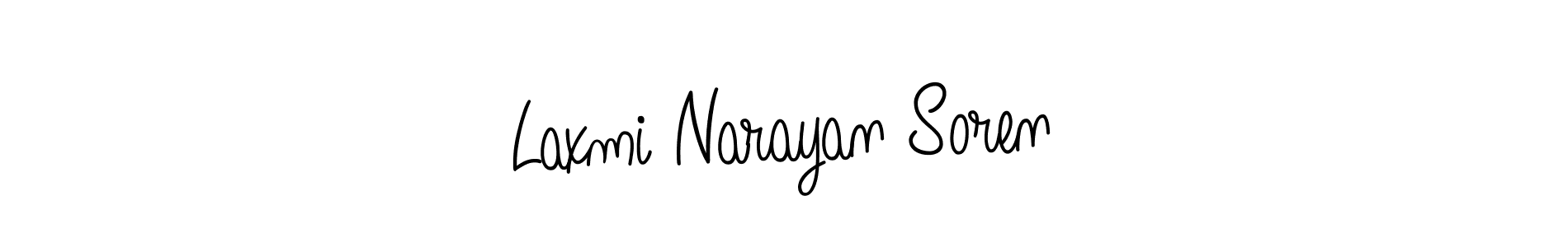 Laxmi Narayan Soren stylish signature style. Best Handwritten Sign (Angelique-Rose-font-FFP) for my name. Handwritten Signature Collection Ideas for my name Laxmi Narayan Soren. Laxmi Narayan Soren signature style 5 images and pictures png
