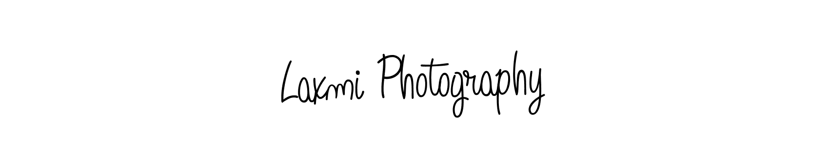 Use a signature maker to create a handwritten signature online. With this signature software, you can design (Angelique-Rose-font-FFP) your own signature for name Laxmi Photography. Laxmi Photography signature style 5 images and pictures png