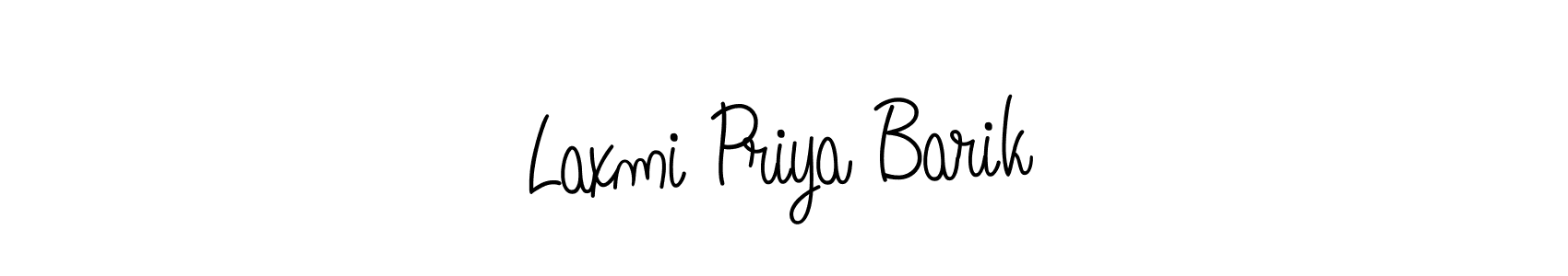 Once you've used our free online signature maker to create your best signature Angelique-Rose-font-FFP style, it's time to enjoy all of the benefits that Laxmi Priya Barik name signing documents. Laxmi Priya Barik signature style 5 images and pictures png