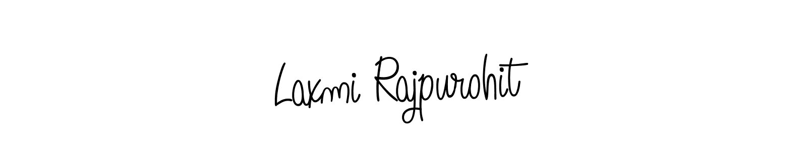 Create a beautiful signature design for name Laxmi Rajpurohit. With this signature (Angelique-Rose-font-FFP) fonts, you can make a handwritten signature for free. Laxmi Rajpurohit signature style 5 images and pictures png