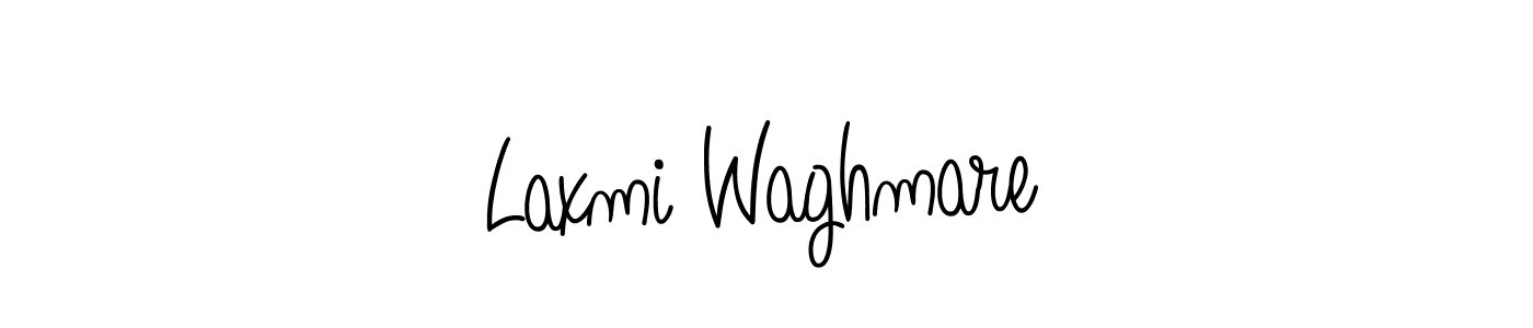 Design your own signature with our free online signature maker. With this signature software, you can create a handwritten (Angelique-Rose-font-FFP) signature for name Laxmi Waghmare. Laxmi Waghmare signature style 5 images and pictures png