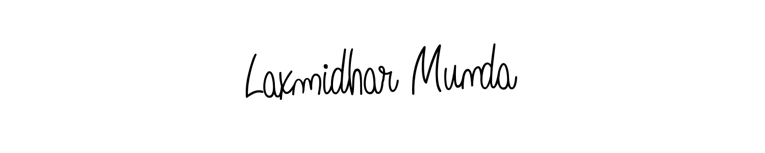 Also we have Laxmidhar Munda name is the best signature style. Create professional handwritten signature collection using Angelique-Rose-font-FFP autograph style. Laxmidhar Munda signature style 5 images and pictures png