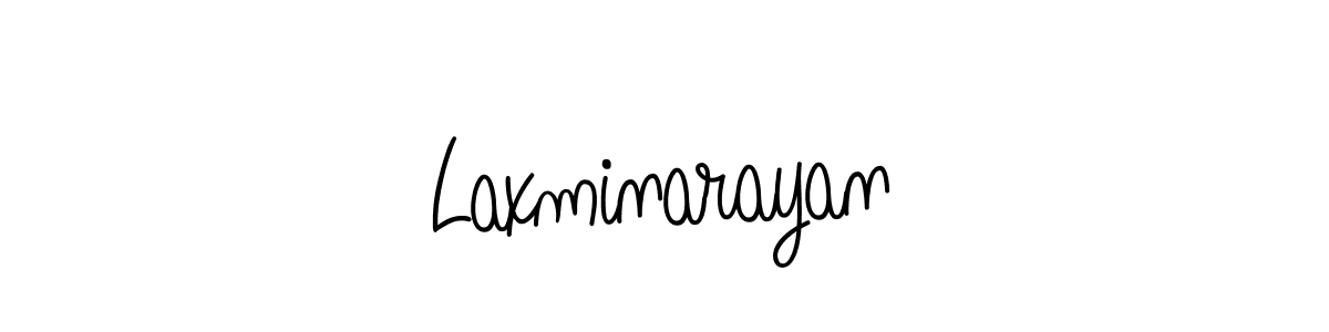 Make a beautiful signature design for name Laxminarayan. With this signature (Angelique-Rose-font-FFP) style, you can create a handwritten signature for free. Laxminarayan signature style 5 images and pictures png