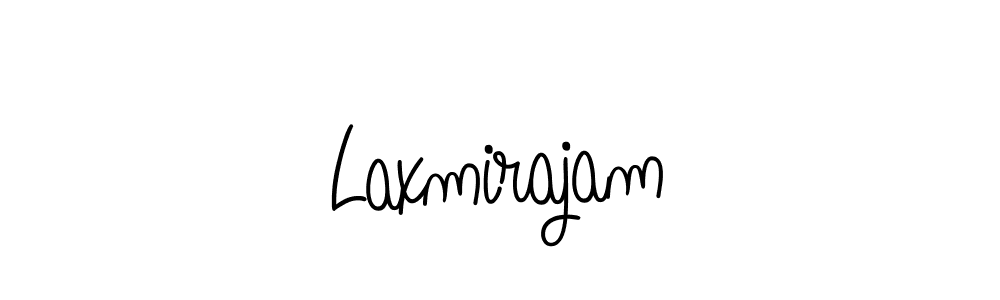 How to make Laxmirajam signature? Angelique-Rose-font-FFP is a professional autograph style. Create handwritten signature for Laxmirajam name. Laxmirajam signature style 5 images and pictures png