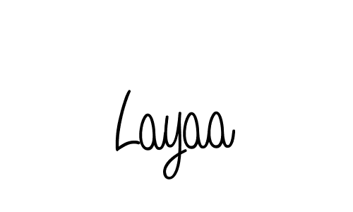 Layaa stylish signature style. Best Handwritten Sign (Angelique-Rose-font-FFP) for my name. Handwritten Signature Collection Ideas for my name Layaa. Layaa signature style 5 images and pictures png