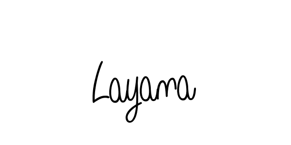 How to make Layana signature? Angelique-Rose-font-FFP is a professional autograph style. Create handwritten signature for Layana name. Layana signature style 5 images and pictures png