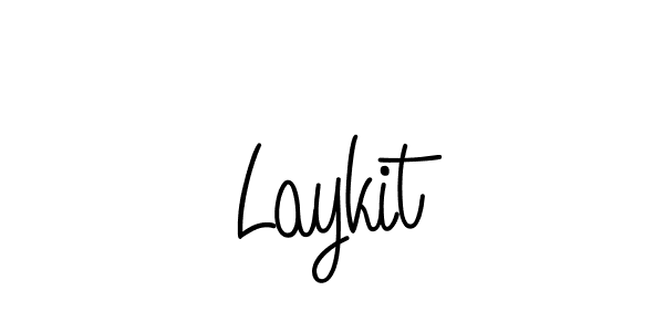 Laykit stylish signature style. Best Handwritten Sign (Angelique-Rose-font-FFP) for my name. Handwritten Signature Collection Ideas for my name Laykit. Laykit signature style 5 images and pictures png