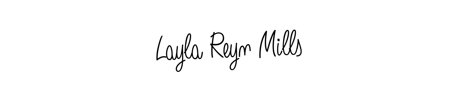 Best and Professional Signature Style for Layla Reyn Mills. Angelique-Rose-font-FFP Best Signature Style Collection. Layla Reyn Mills signature style 5 images and pictures png