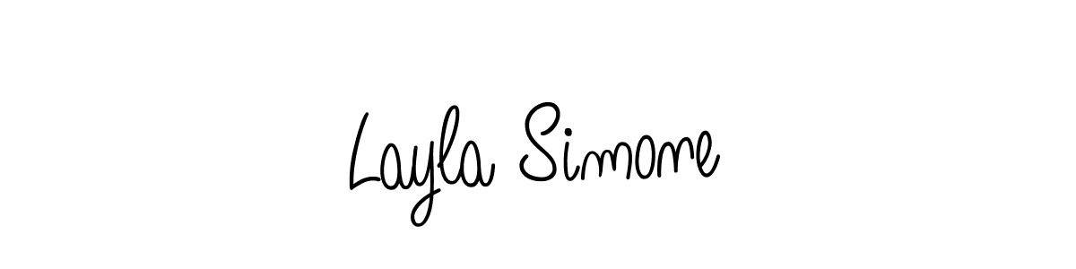 It looks lik you need a new signature style for name Layla Simone. Design unique handwritten (Angelique-Rose-font-FFP) signature with our free signature maker in just a few clicks. Layla Simone signature style 5 images and pictures png