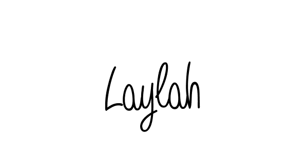 Create a beautiful signature design for name Laylah. With this signature (Angelique-Rose-font-FFP) fonts, you can make a handwritten signature for free. Laylah signature style 5 images and pictures png