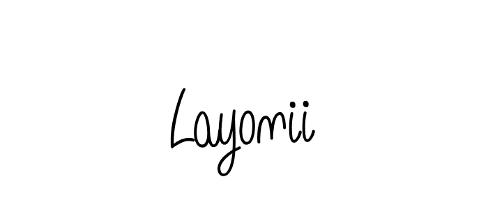Make a beautiful signature design for name Layonii. Use this online signature maker to create a handwritten signature for free. Layonii signature style 5 images and pictures png