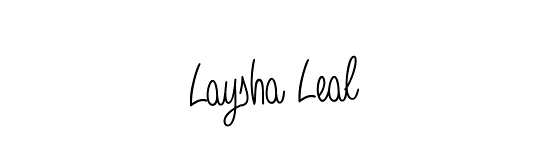 How to Draw Laysha Leal signature style? Angelique-Rose-font-FFP is a latest design signature styles for name Laysha Leal. Laysha Leal signature style 5 images and pictures png