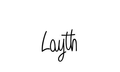 How to make Layth signature? Angelique-Rose-font-FFP is a professional autograph style. Create handwritten signature for Layth name. Layth signature style 5 images and pictures png